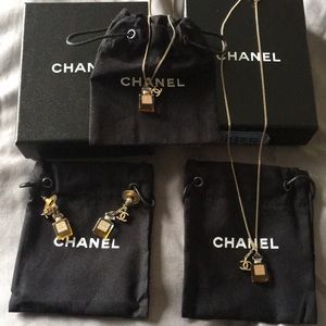 Chanel necklace and earrings